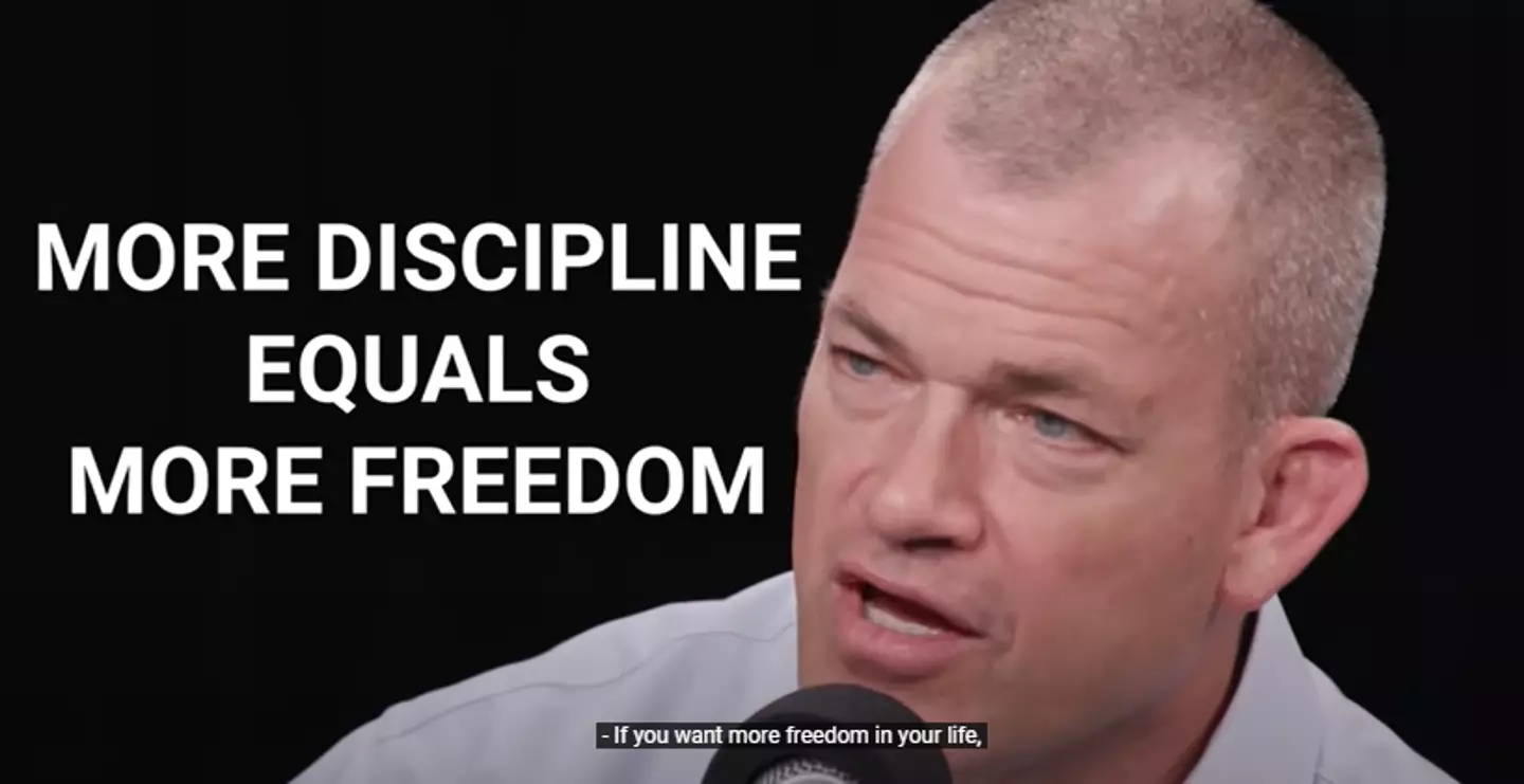 A former Navy Seal explains his theory that 'more discipline equals more freedom'. (Business Insider/ YouTube)