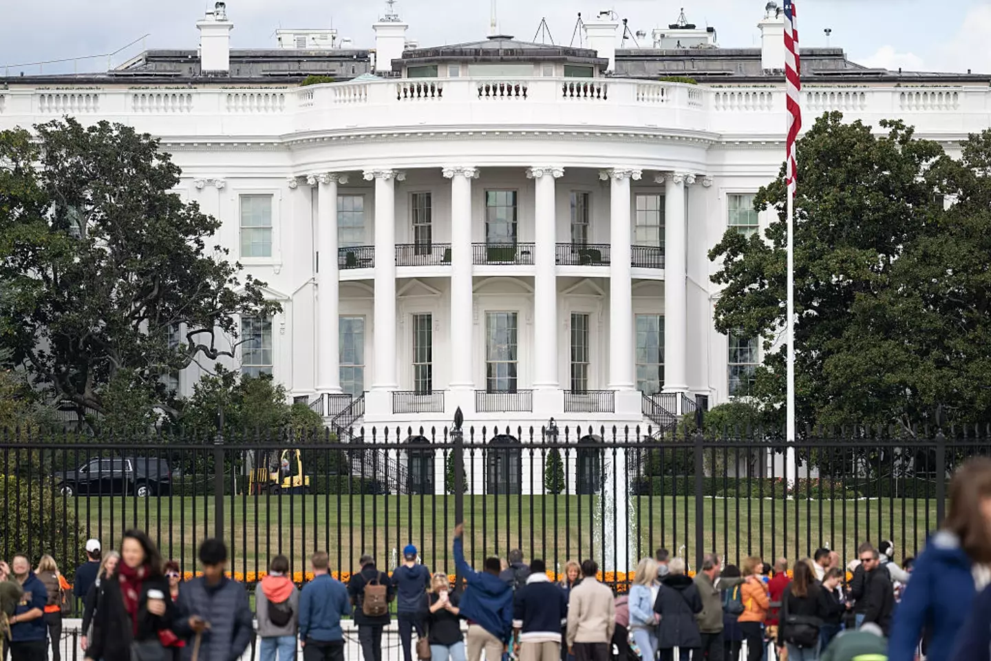 The White House is currently in lockdown (SAUL LOEB/AFP via Getty Images)