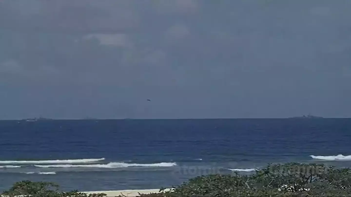 Shortly before the explosion. (Atomic Tests Channel)