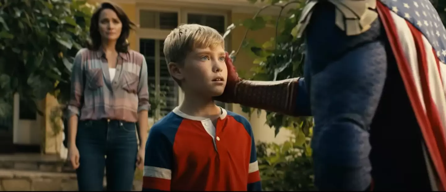 The first actor to play Ryan Butcher in The Boys closely resembled Homelander. (Amazon Prime Video)