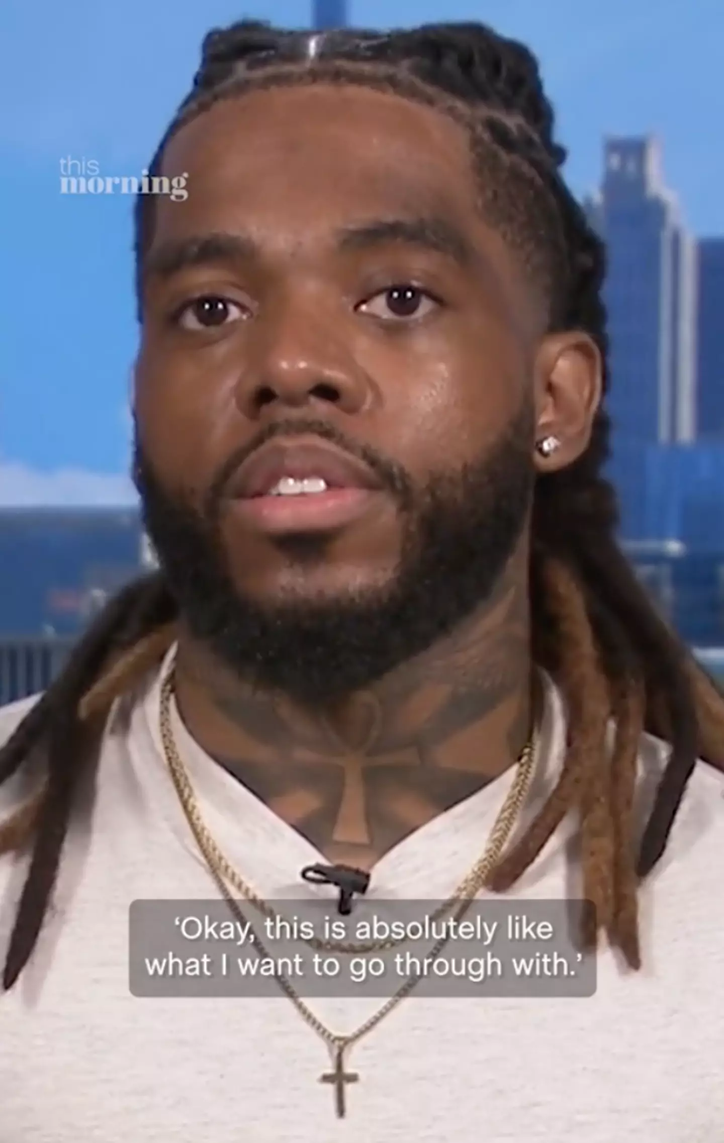 Dynzell said he 'absolutely' knew he wanted the surgery.