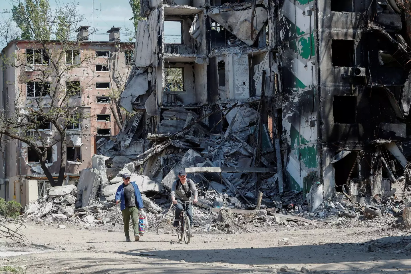Mariupol has been left in rubble and despair.