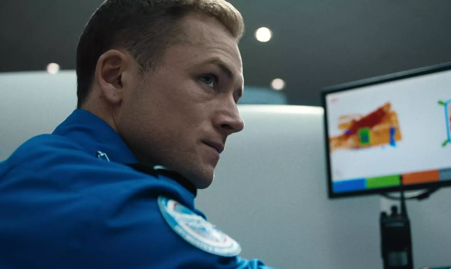 Taron Egerton plays protagonist Ethan Kopek in the Netflix movie (Netflix)