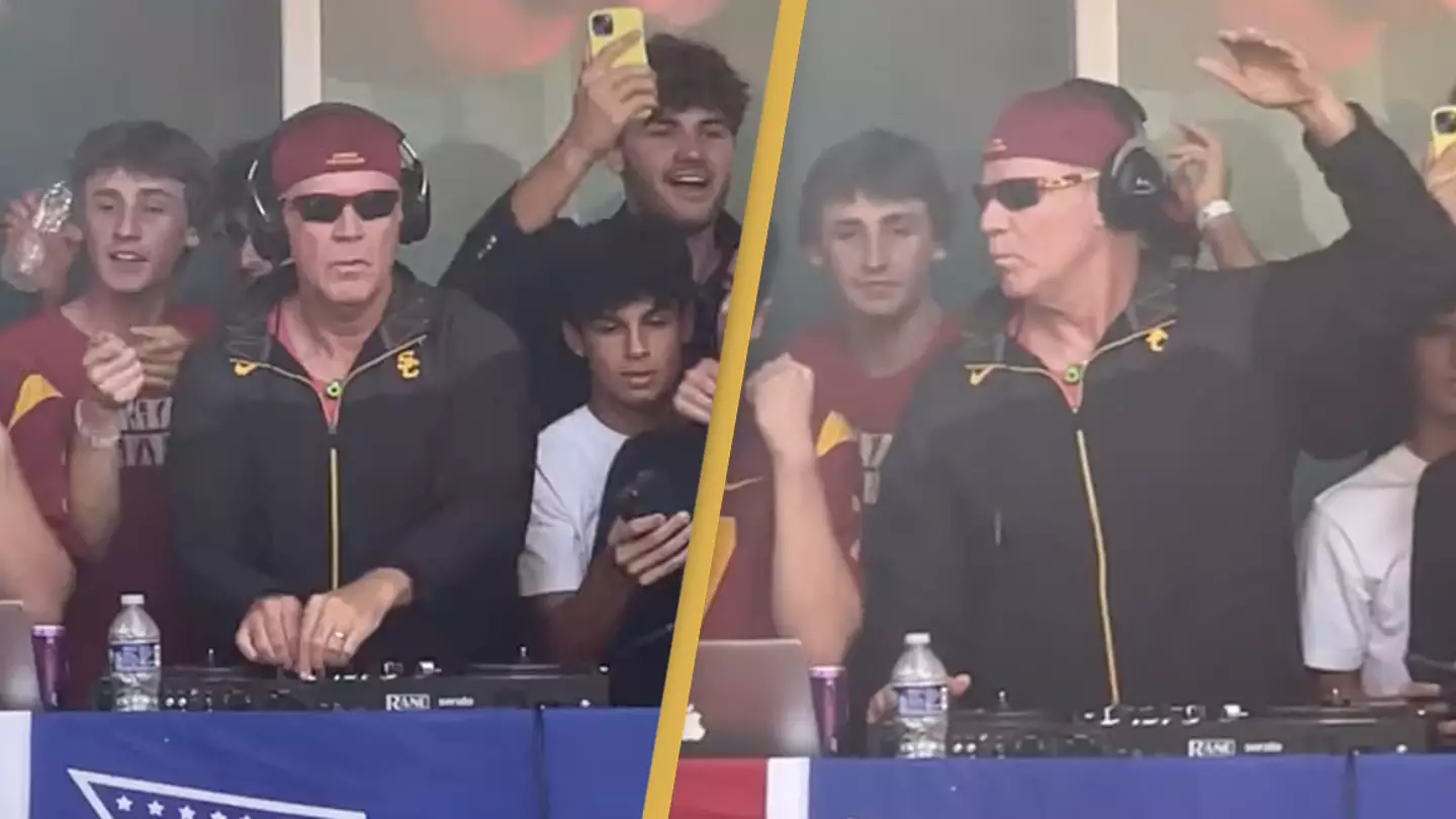 Will Ferrell randomly shows up to his son's frat party and starts DJing