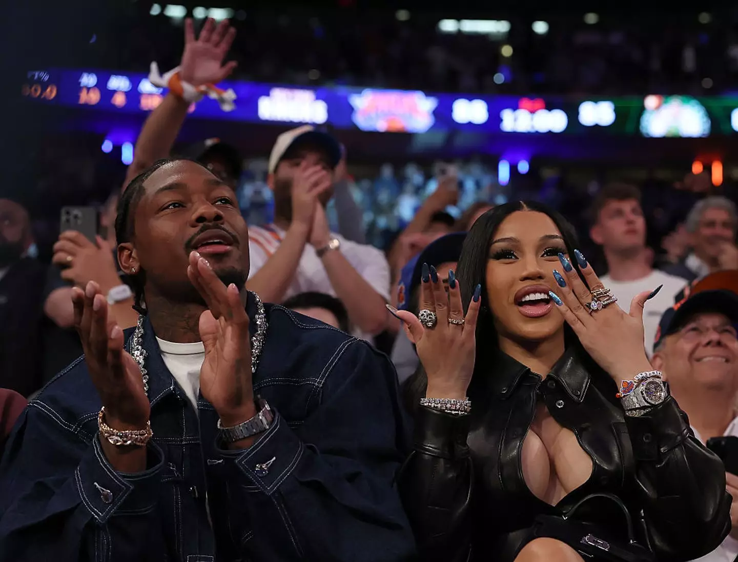 Stefon Diggs and Cardi B have recently welcomed their first child together (Elsa/Getty Images)