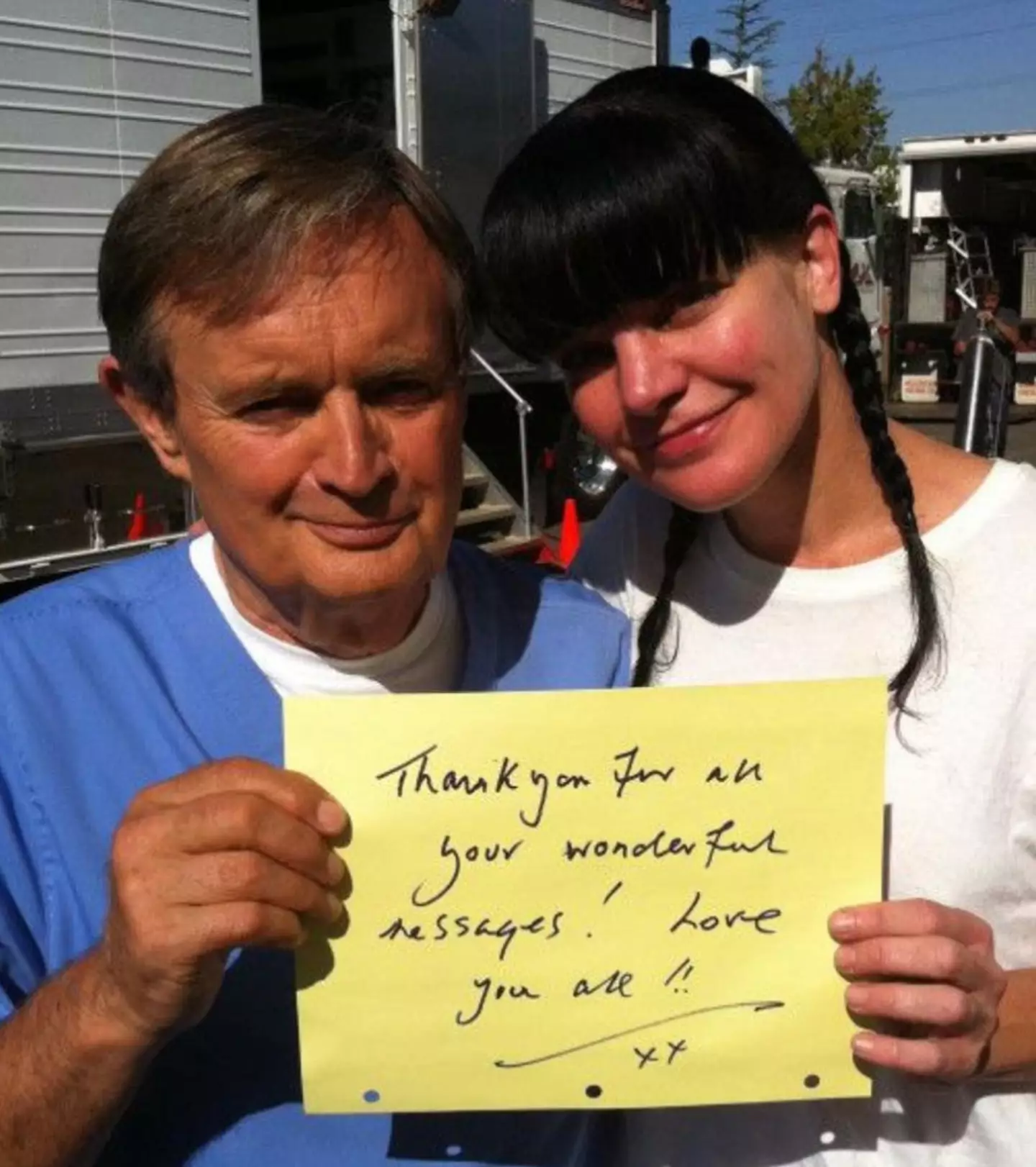 Pauley Perrette paid tribute to her co-star on Instagram.