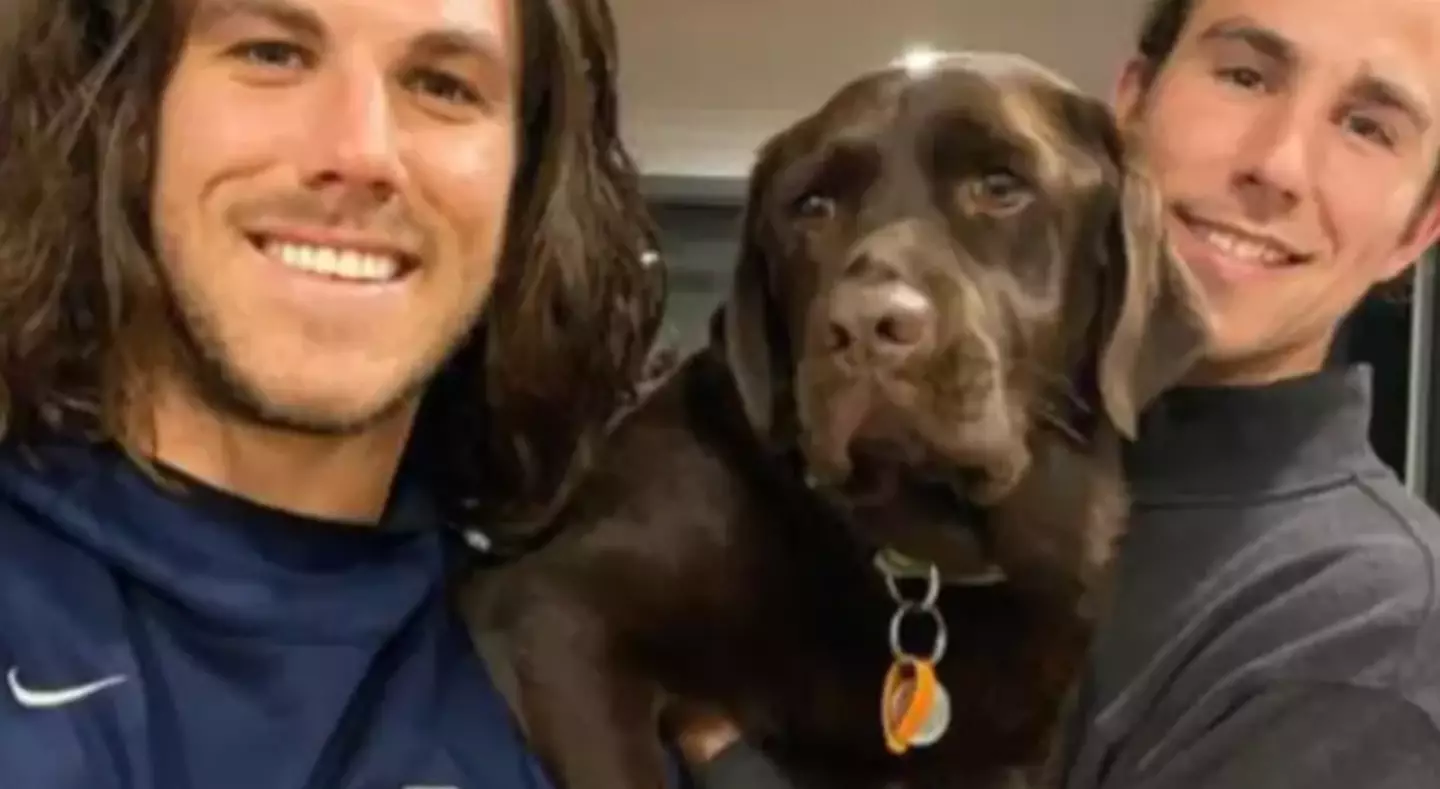 Australian brothers Jake and Callum Robinson had been on a surfing trip (7News)