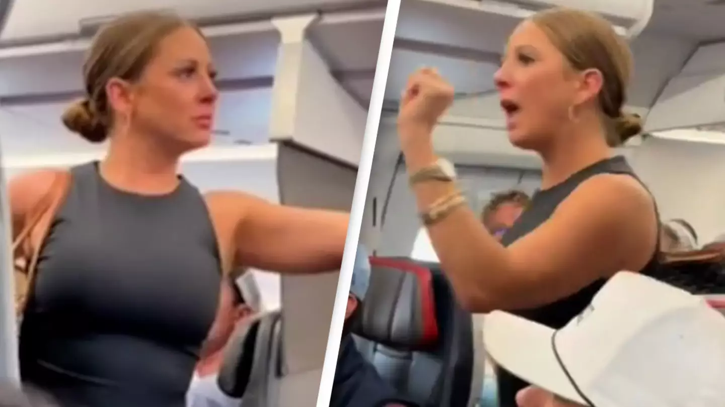 Viral ‘not real’ person on flight incident finally explained as new details emerge from police