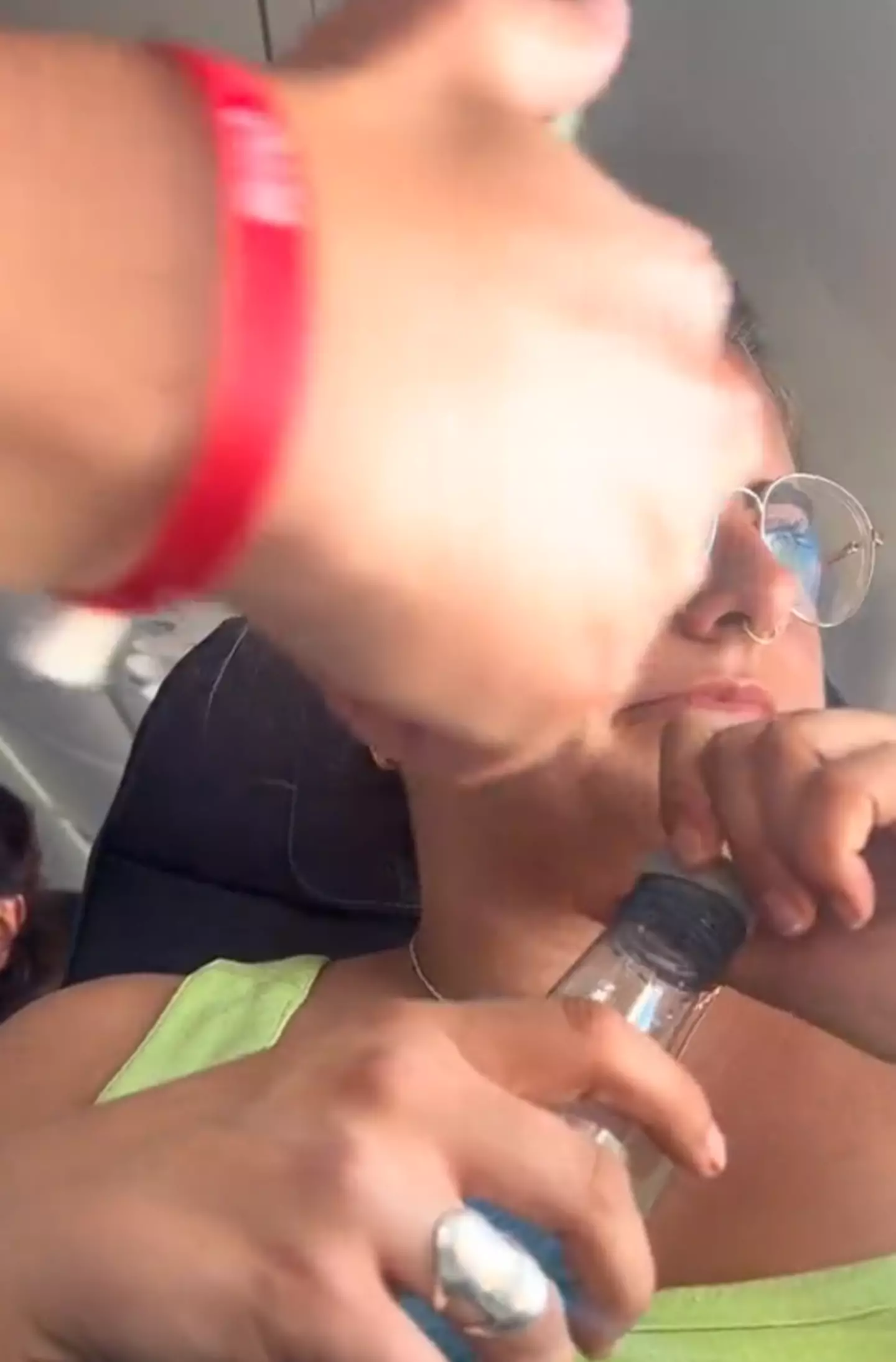 O'Donnell was shocked when the behaviour kept on happening (TikTok/@fanntayeule)