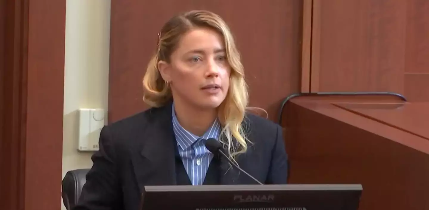 Amber Heard has taken to the stand.