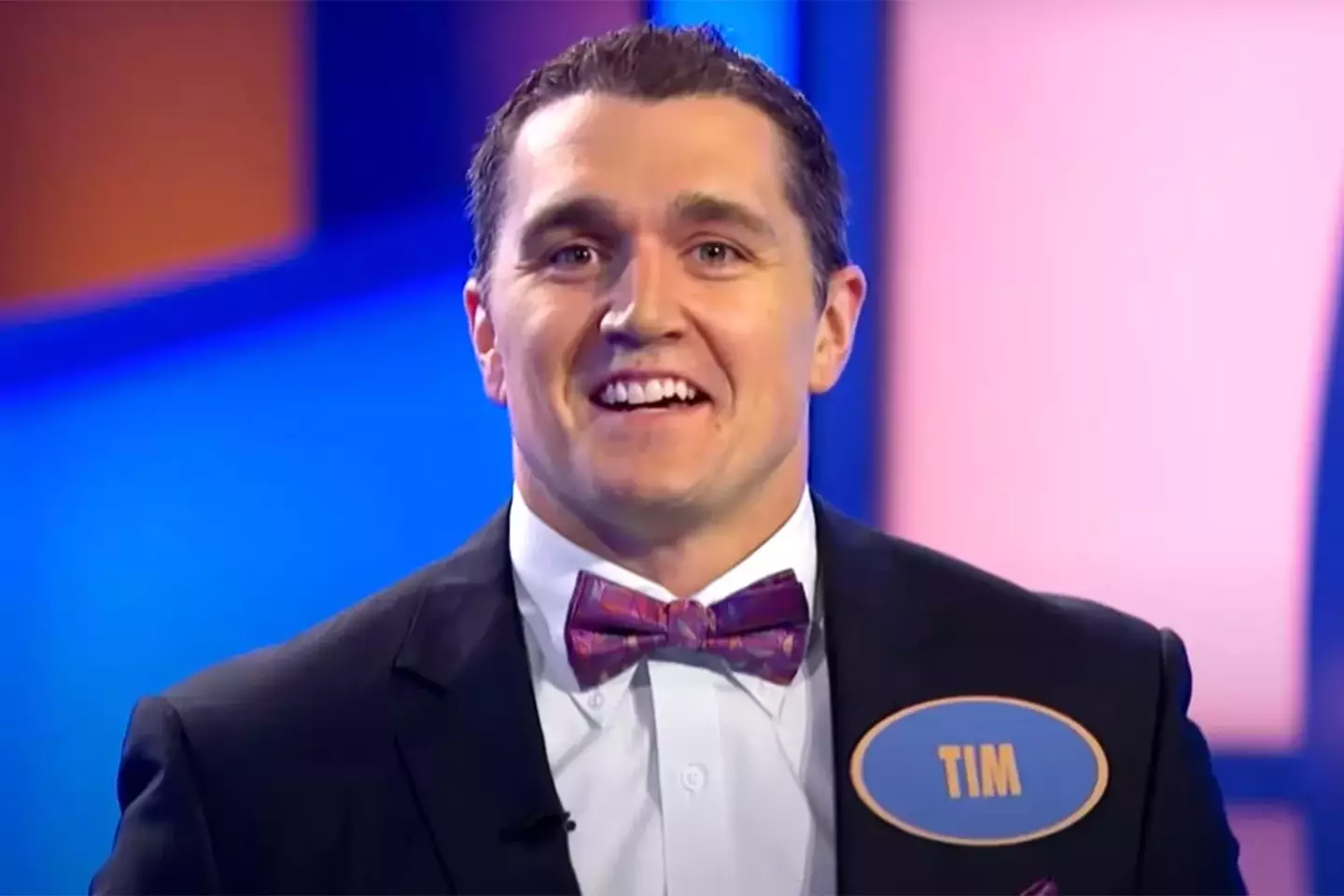 Timothy Bliefnick appeared on Family Feud and made a 'joke' about his wife (Family Feud/ABC)