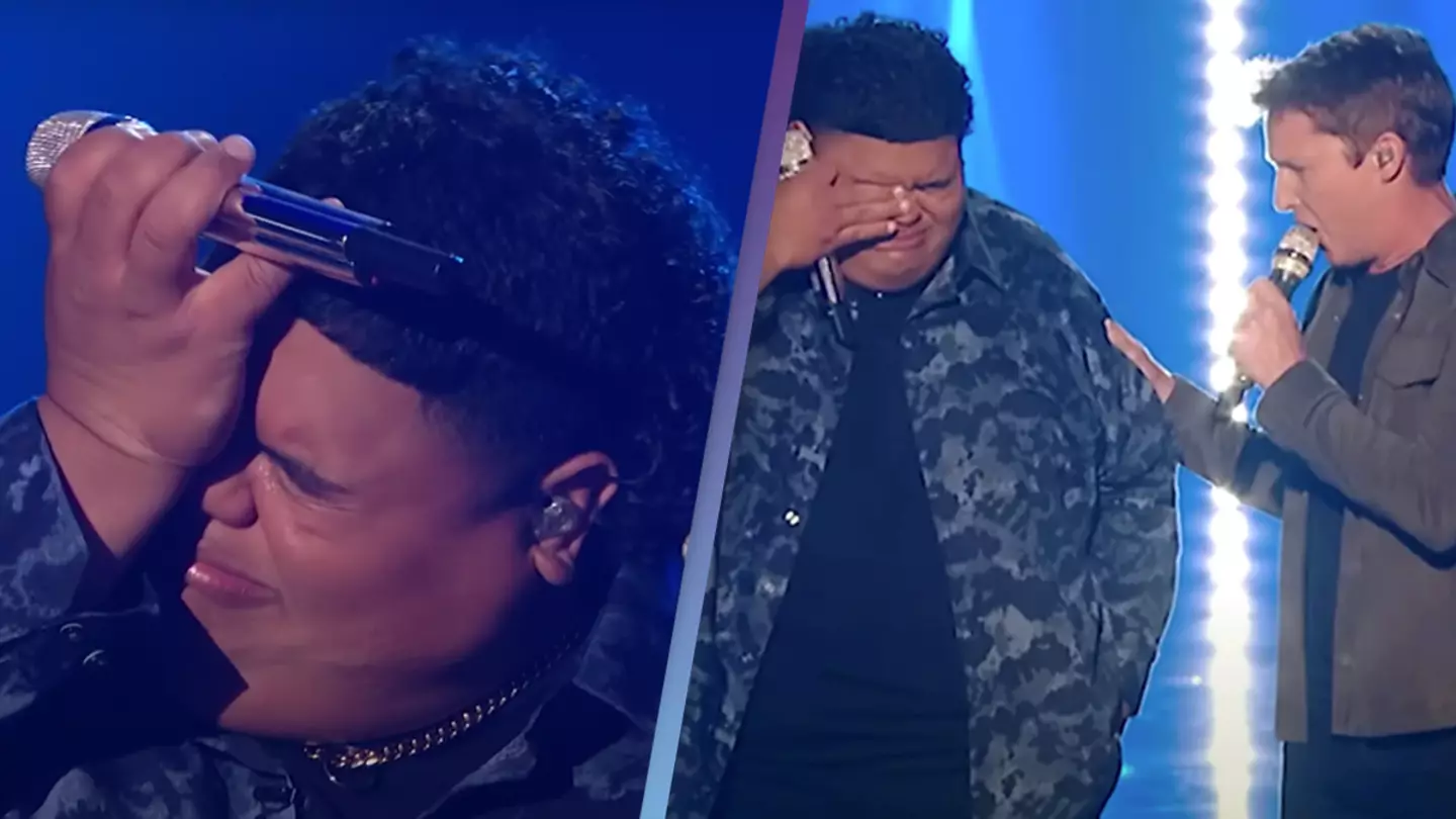 James Blunt helps American Idol winner Iam Tongi get through incredibly emotional duet