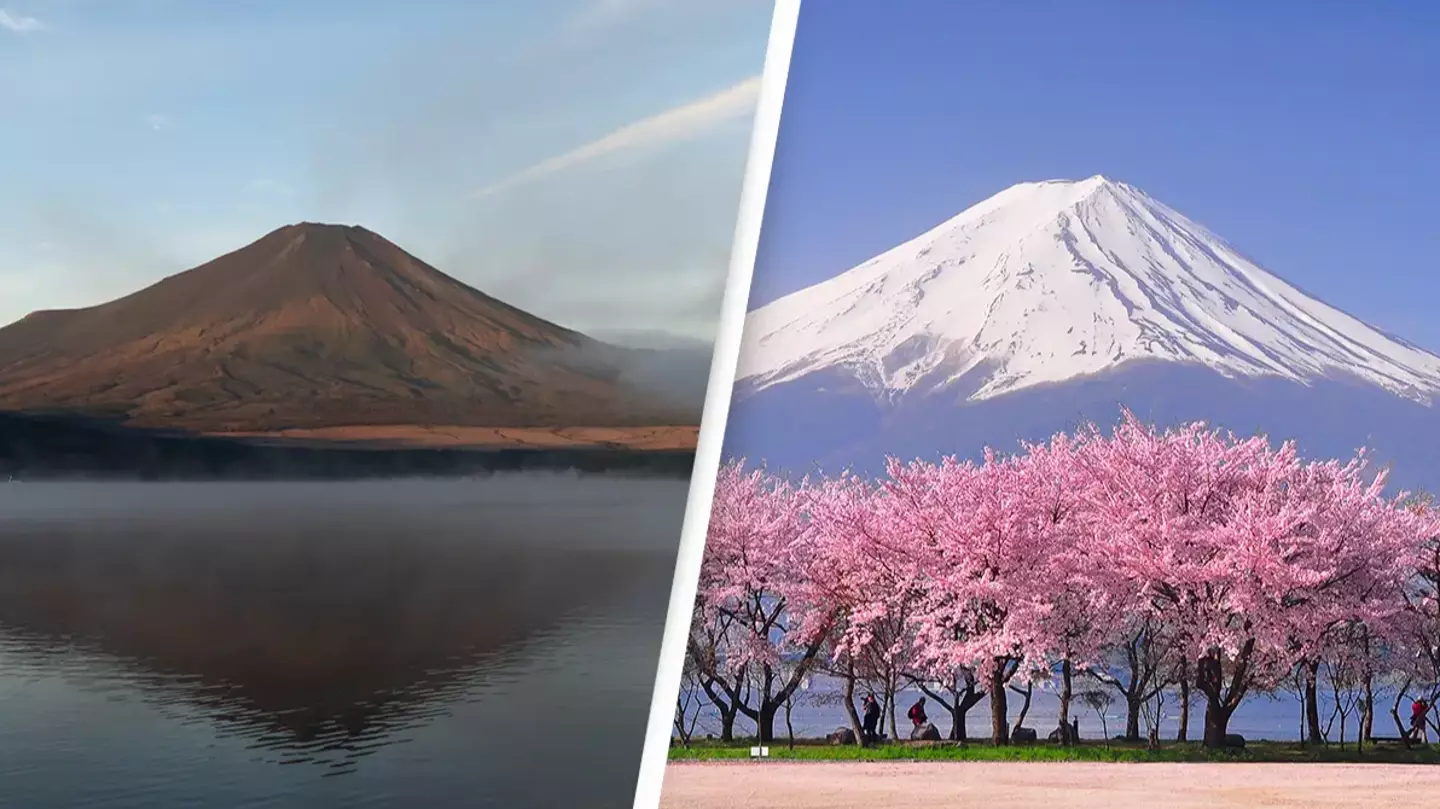 Mount Fuji has no snow due to ‘high temperatures’ for first time in 130 years and it's a very bad sign