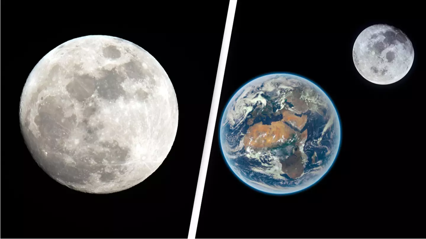 The Moon is slowly drifting away from Earth