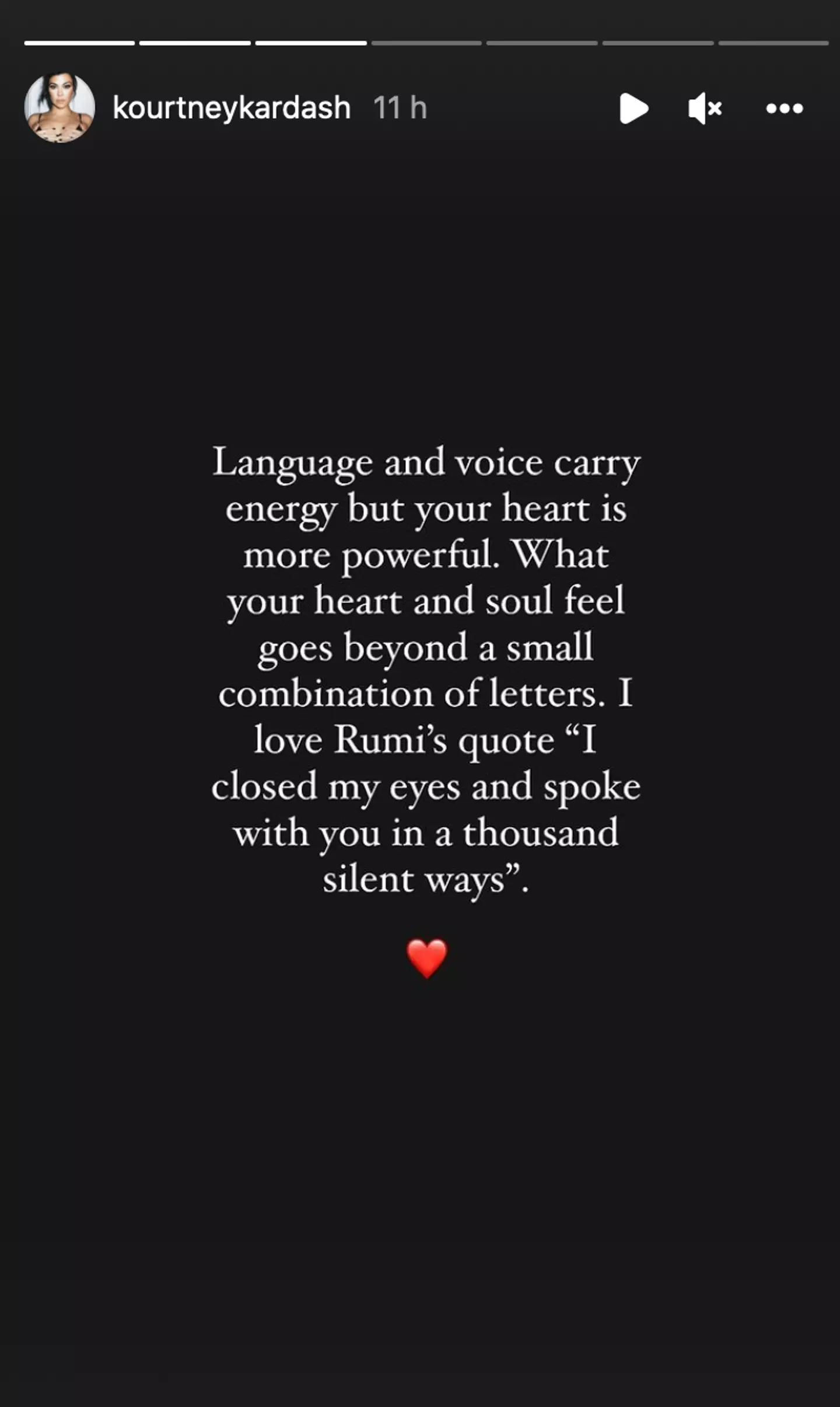 "It's crazy how sometimes words could never truly express the gratitude or feelings I have inside of me."