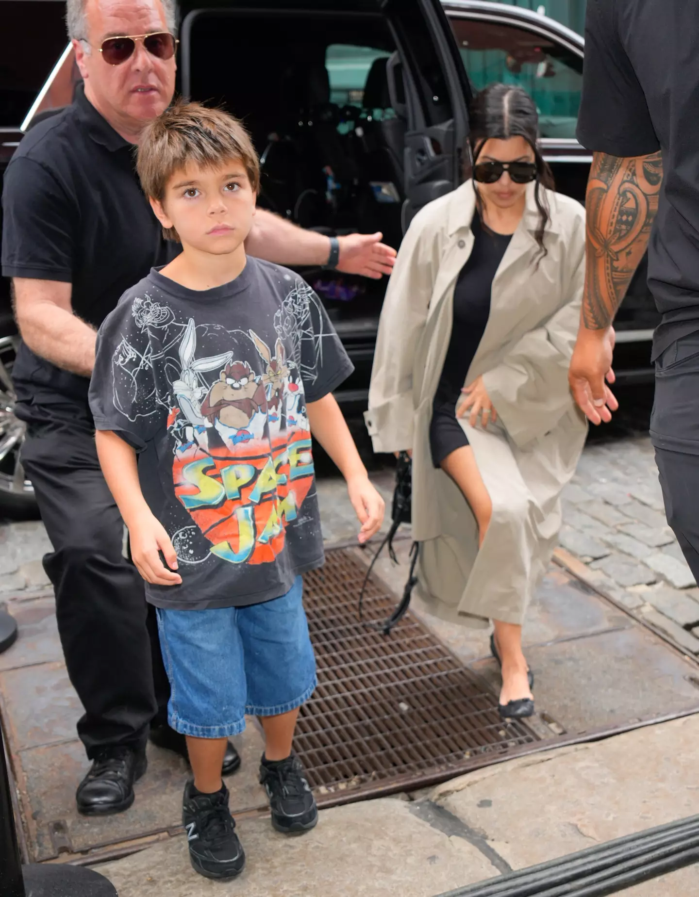 Kourtney Kardashian seen with her son, Reign (Gotham/GC Images)