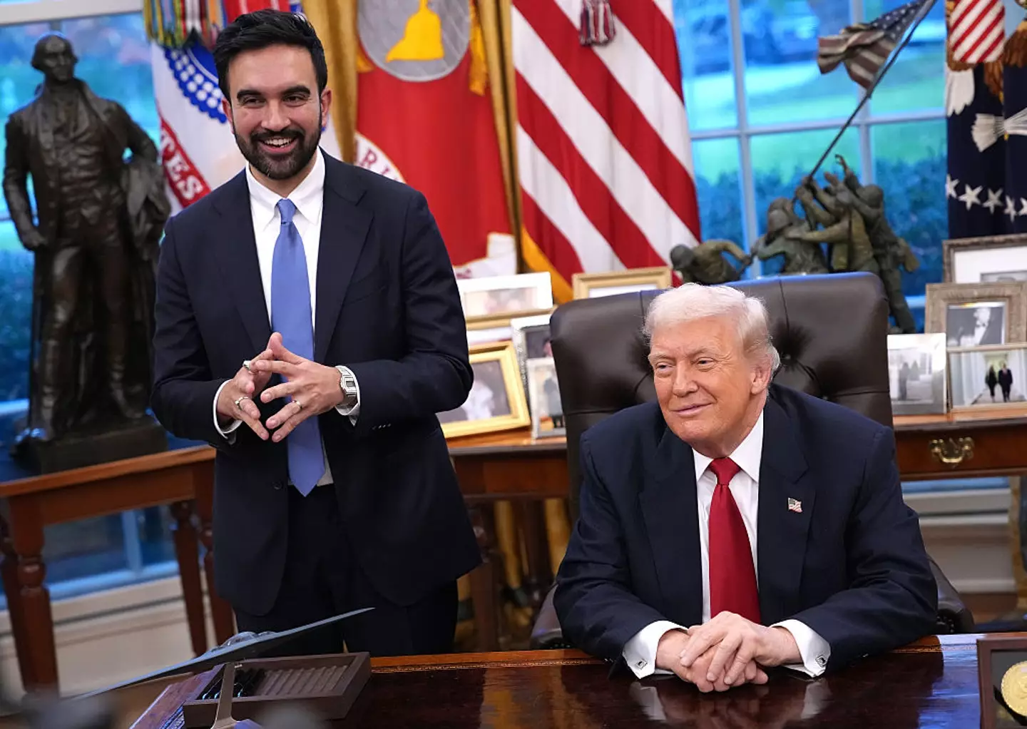 Donald Trump recently met with New York City Mayor-elect Zohran Mamdani (Andrew Harnik/Getty Images)