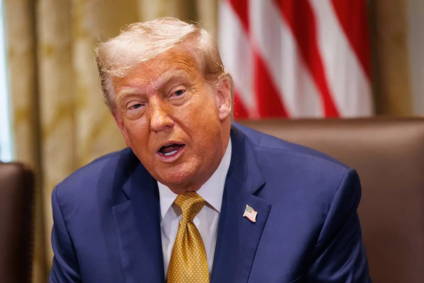 Trump supporters are said to have lost 'trust' in him (Aaron Schwartz/CNP/Bloomberg via Getty Images)