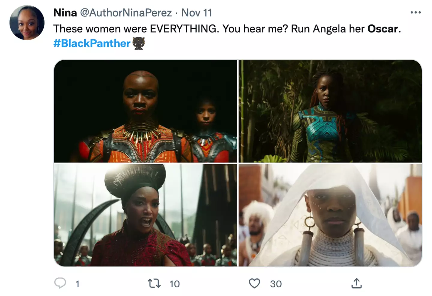 People are loving the film, especially Angela Bassett as Queen Ramonda.