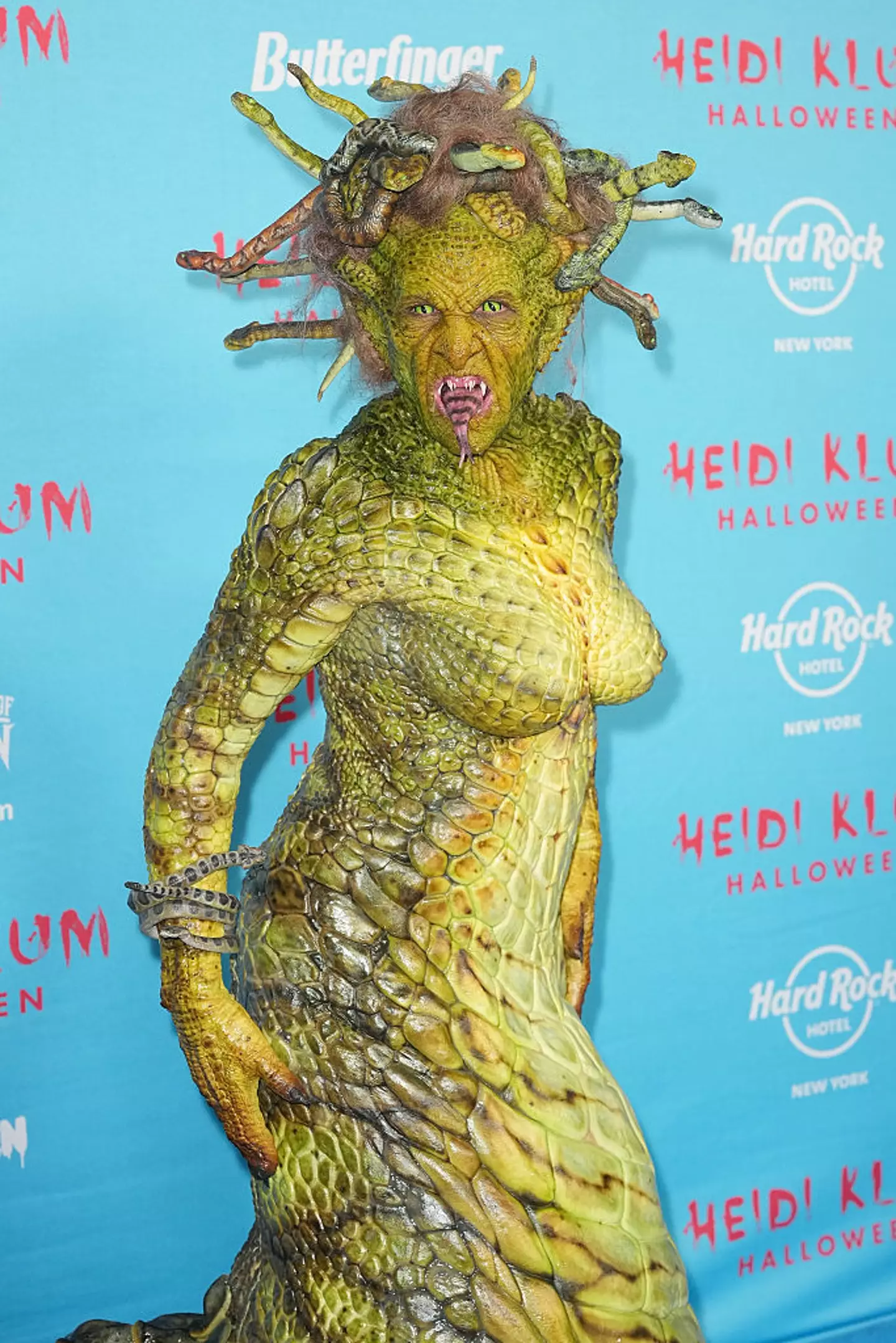 Heidi won Halloween with her Medusa costume (John Nacion/Variety via Getty Images)