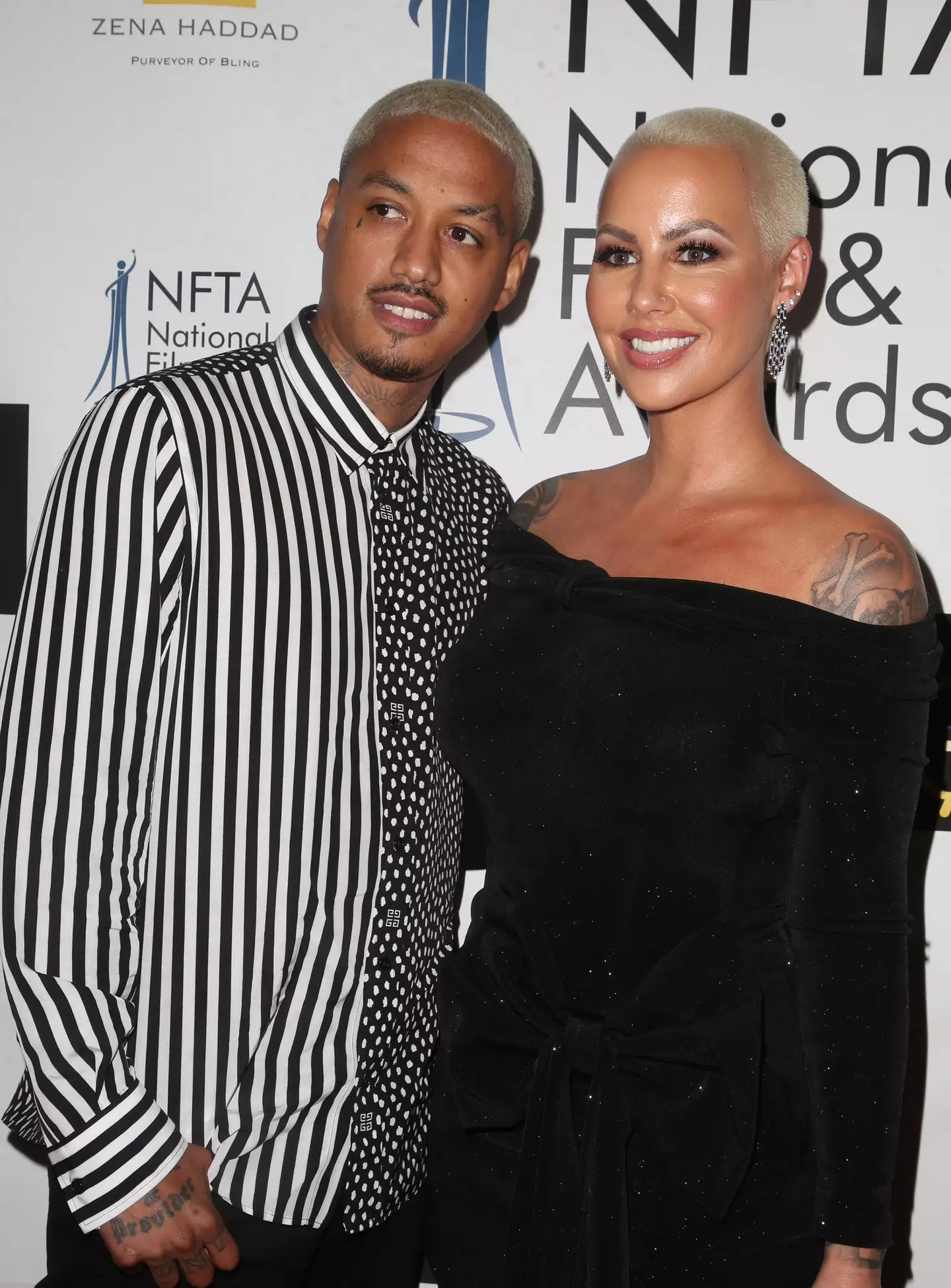 Alexander Edwards with ex Amber Rose in 2018.