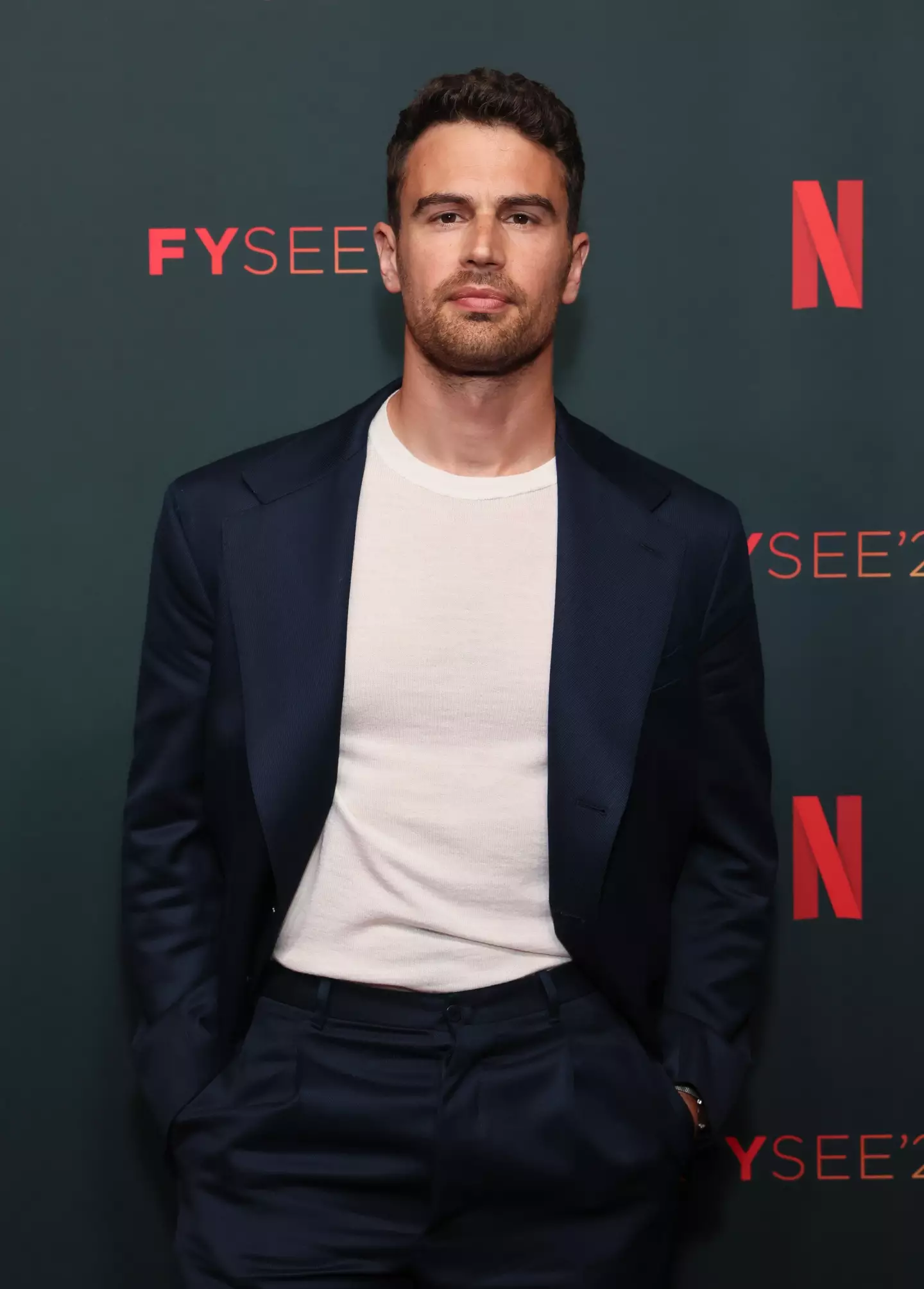 Theo James recalled his dating blunder. (Rodin Eckenroth/WireImage)