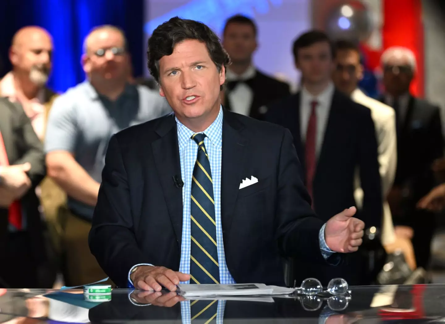 Tucker Carlson claimed he was 'mauled by a demon' (Jason Koerner/Getty Images)