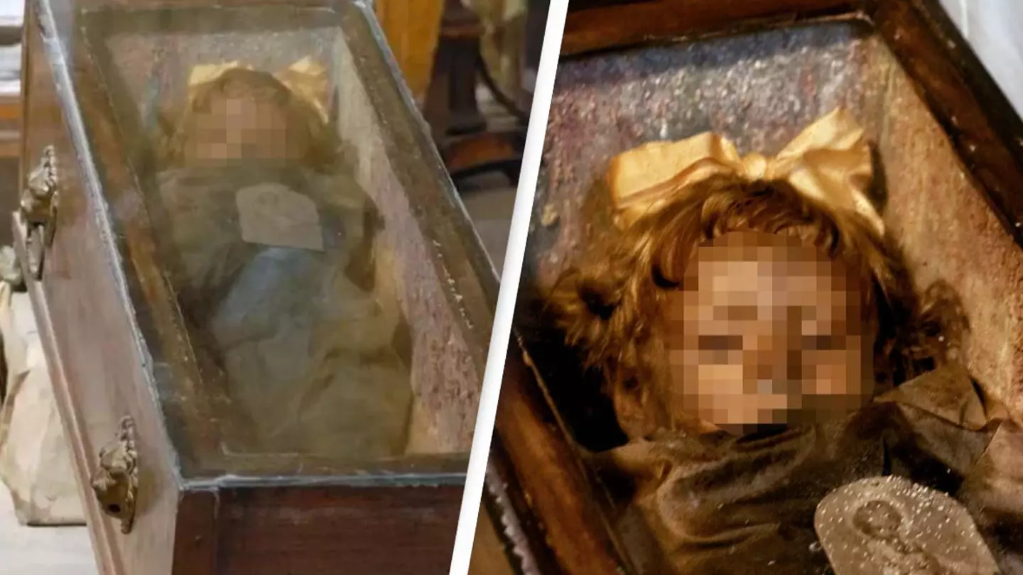 People remain baffled at how mummified remains of two-year-old girl are still perfectly preserved