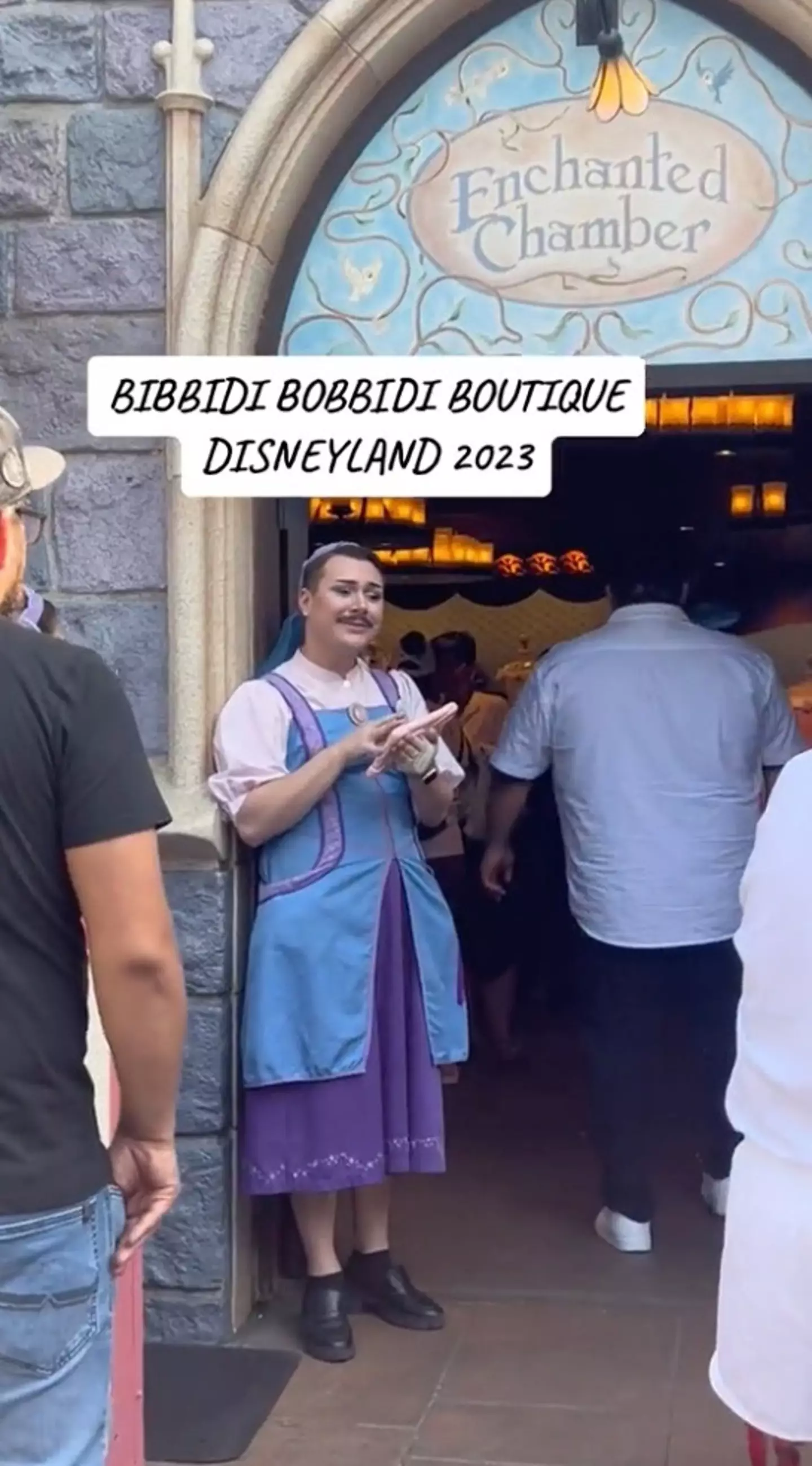 Disney fans have come together to support the male employee who was part of a viral video dressed as a 'Fairy Godmother’s Apprentice'.