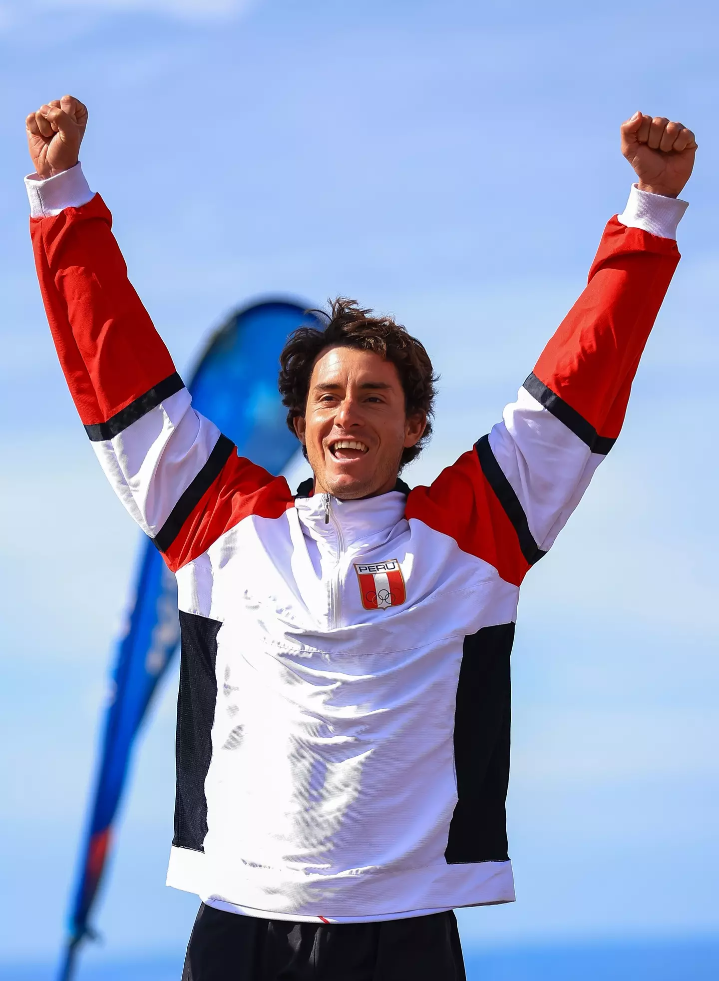 Lucca Mesinas and his fellow athletes would unwind by playing table tennis aboard the cruise ship.(Buda Mendes/Getty Images)