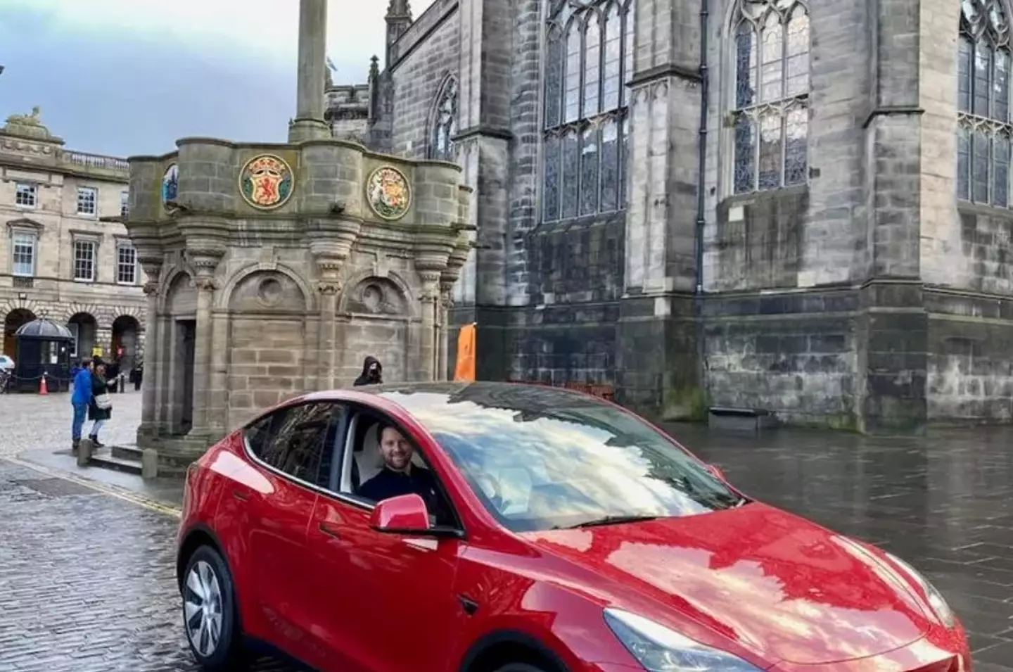The Scotsman was told he would have to fork out more than $20,000 to fix his Tesla (Edinburgh Live/NCJ Media)