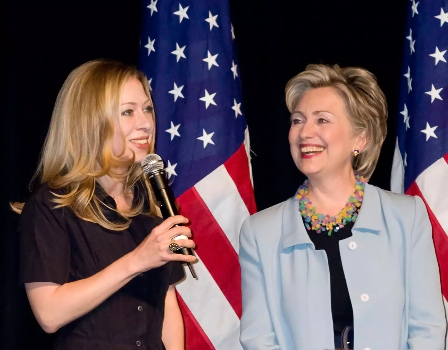 The pair went head-to-head on Clinton and her daughter, Chelsea Clinton's, upcoming documentary series Gutsy.