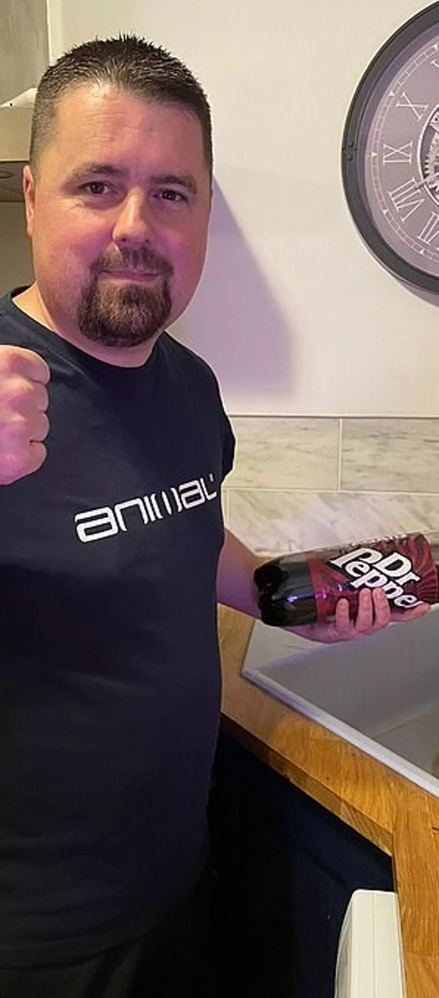 Tom drank a LOT of fizzy drinks (Kennedy News and Media)