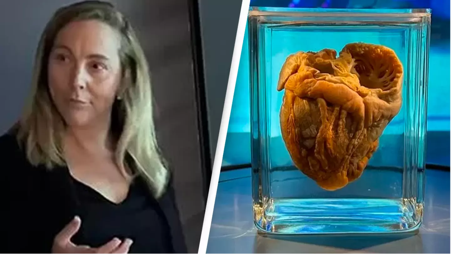 Woman visits her own heart inside museum 16 years after it was removed