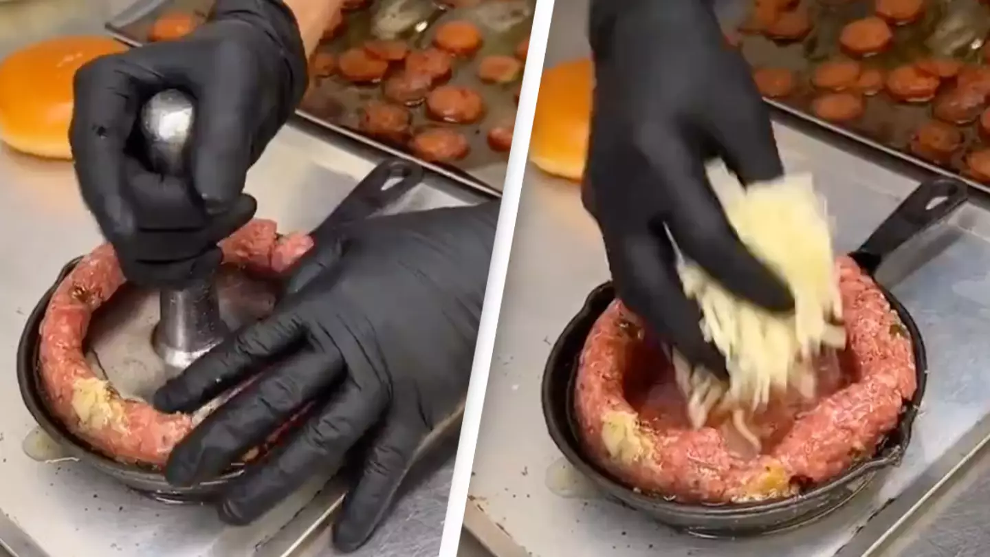 TikTok chef's bizarre burger creation has people saying they should be 'banned from cooking'