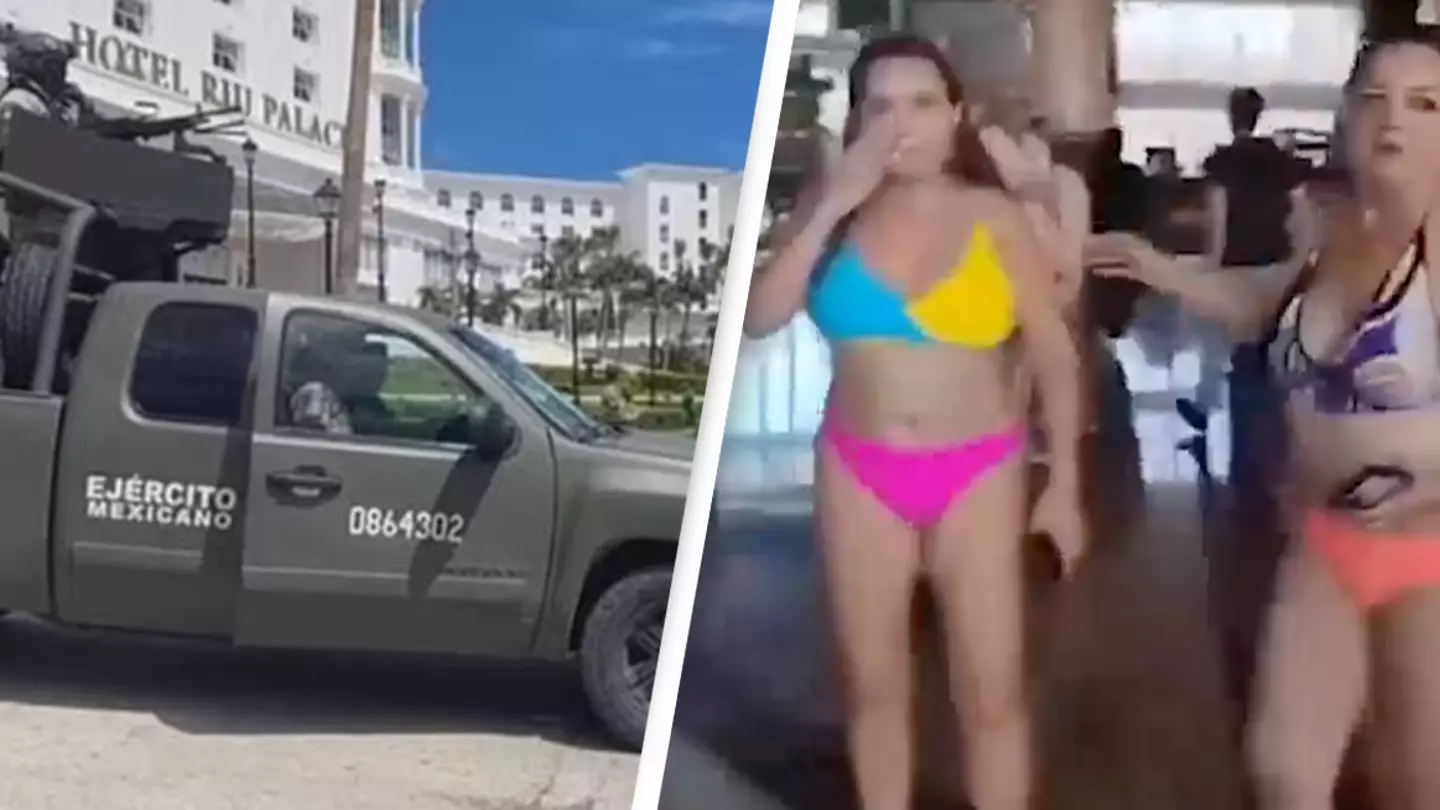 Tourists flee 5* resort after witnessing man being shot dead by assassins who fled on jet skis