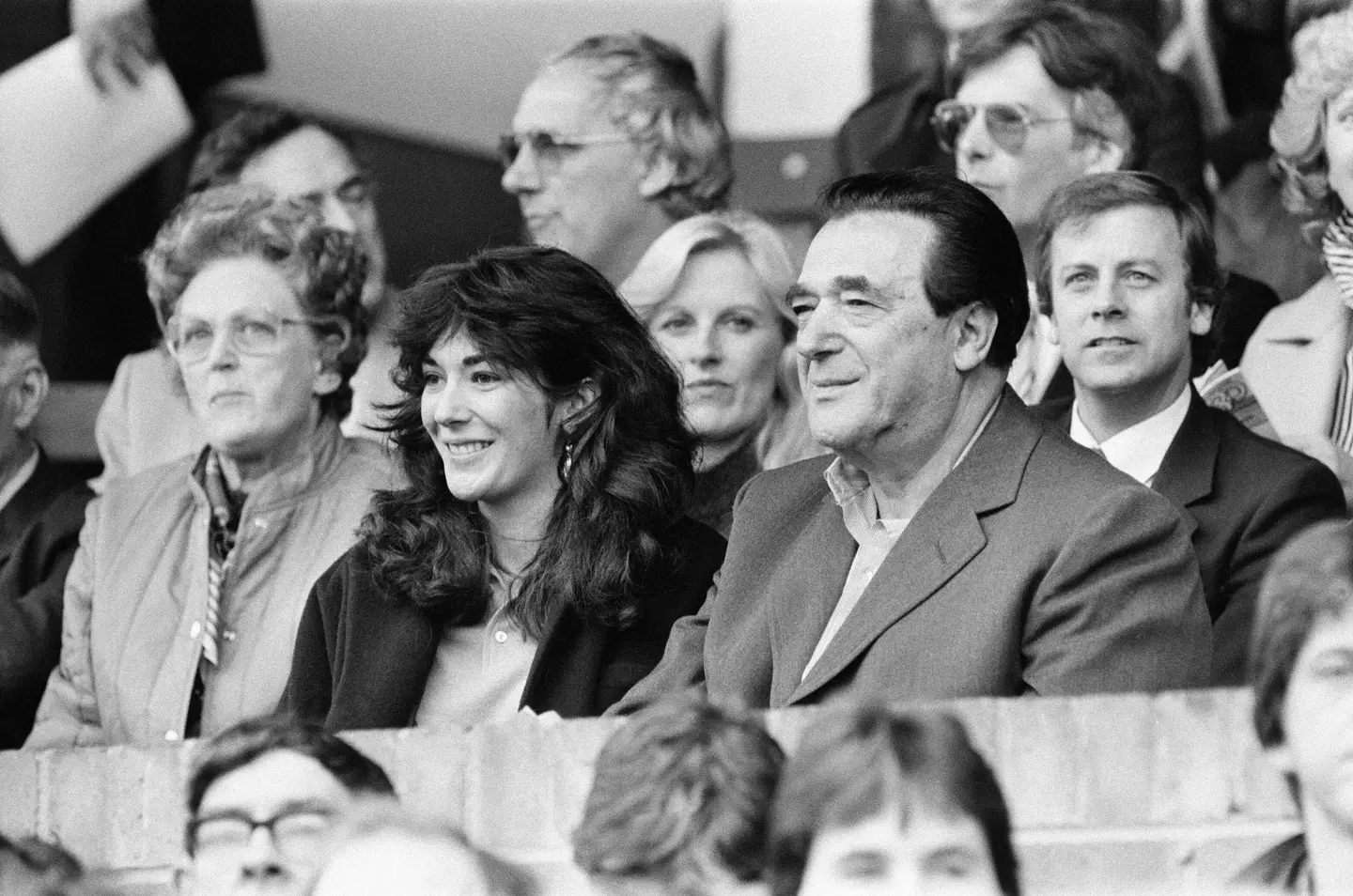 Ghislaine and Robert Maxwell (Alamy)