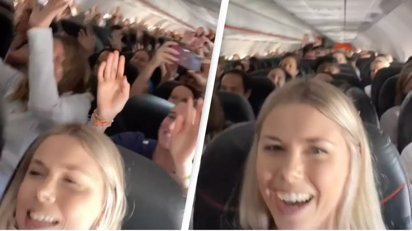 'Crazy' video of entire plane singing Taylor Swift song has everyone saying the same thing