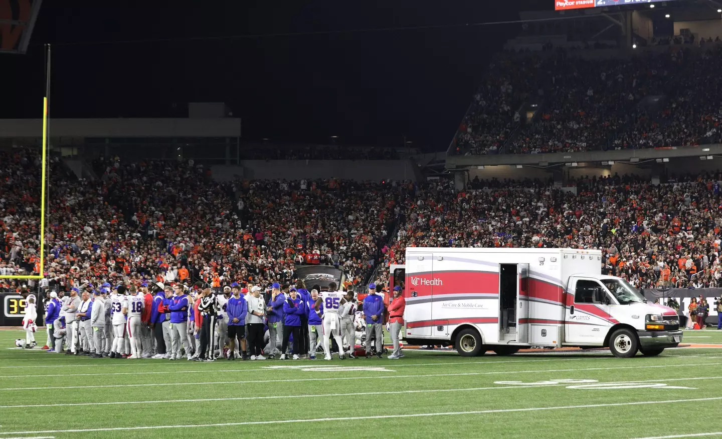 The match was postponed.