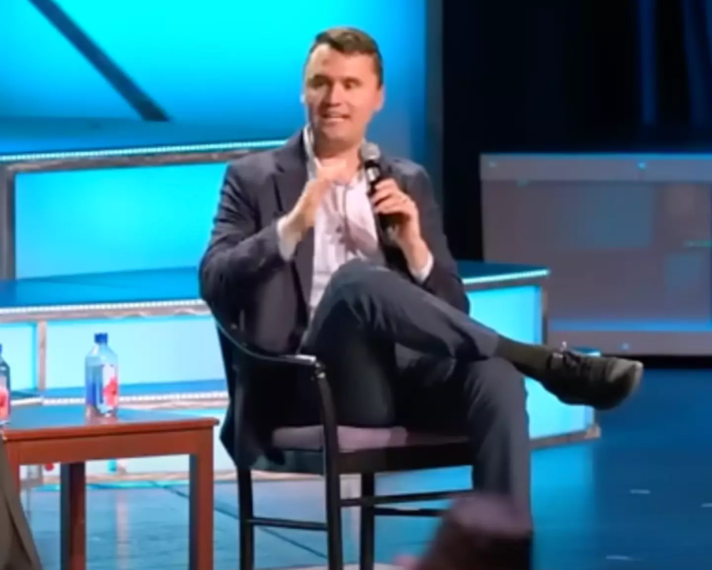 Kirk spoke about the Christian ethics of killing a murderer in his talk (Alex McFarland Ministries/YouTube)