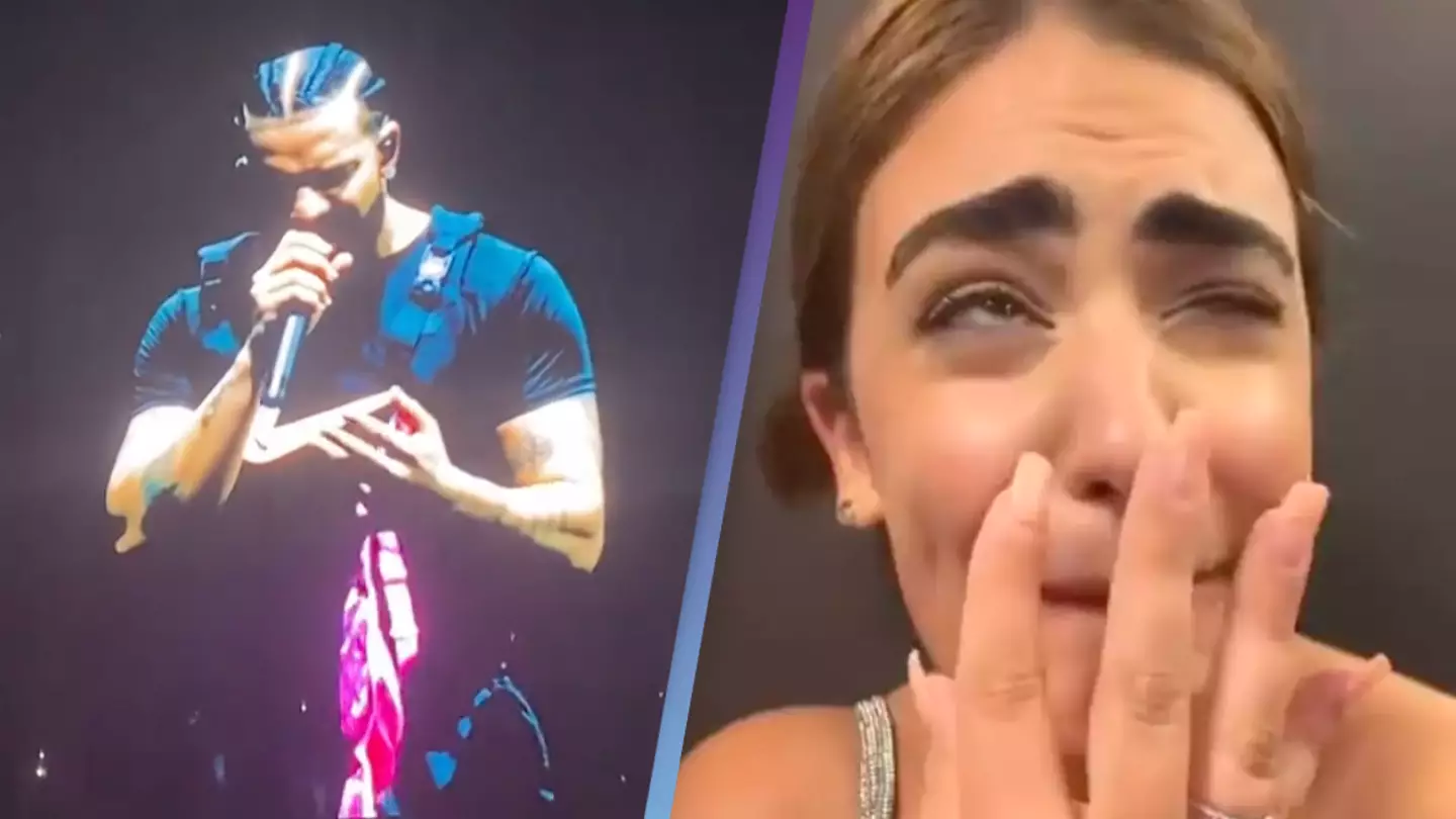Woman who threw 36G bra at Drake reacts to women chucking bigger sizes to him on stage