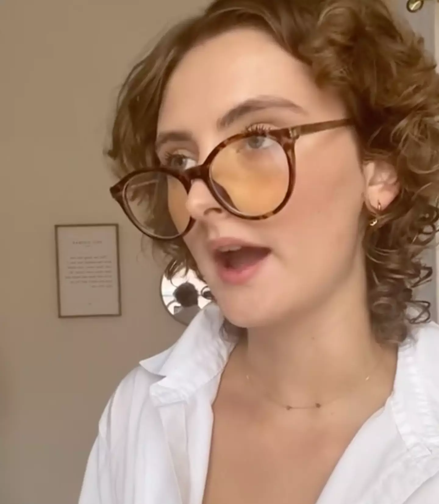 Molly shared a video roleplaying her doctor (TikTok/ @mission.mariposa)