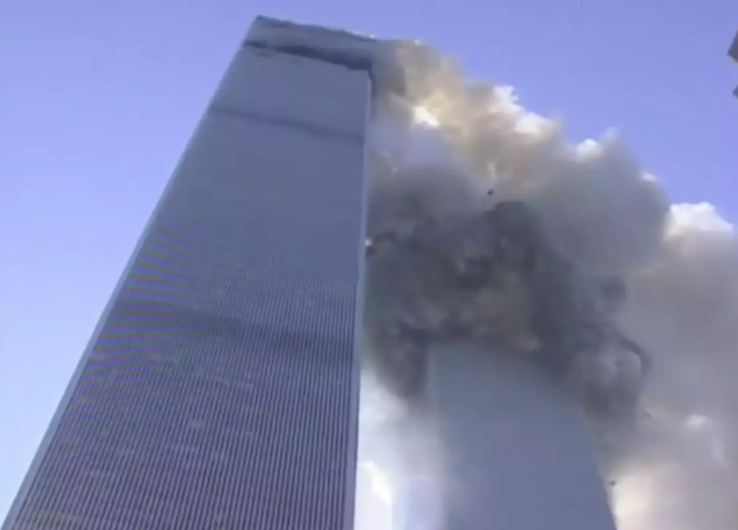 ABC’s NJ Burkett was on the scene reporting from just below the World Trade Center.