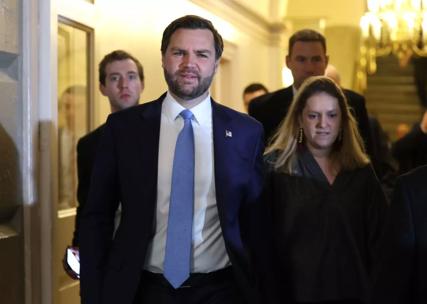 A spokesperson for Vance has responded to reports of the messages (Win McNamee/Getty Images)