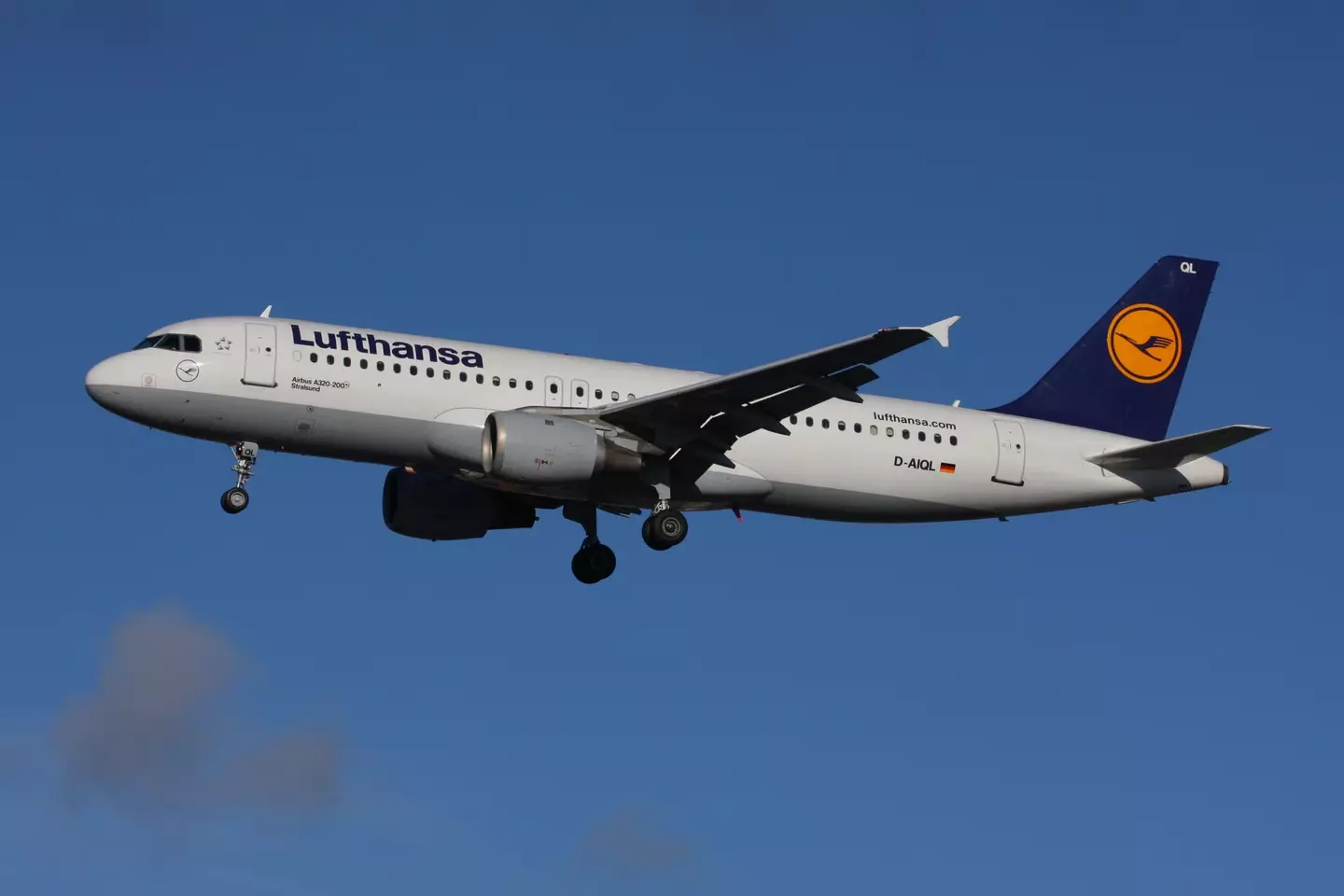 The flight dropped over Tennessee.