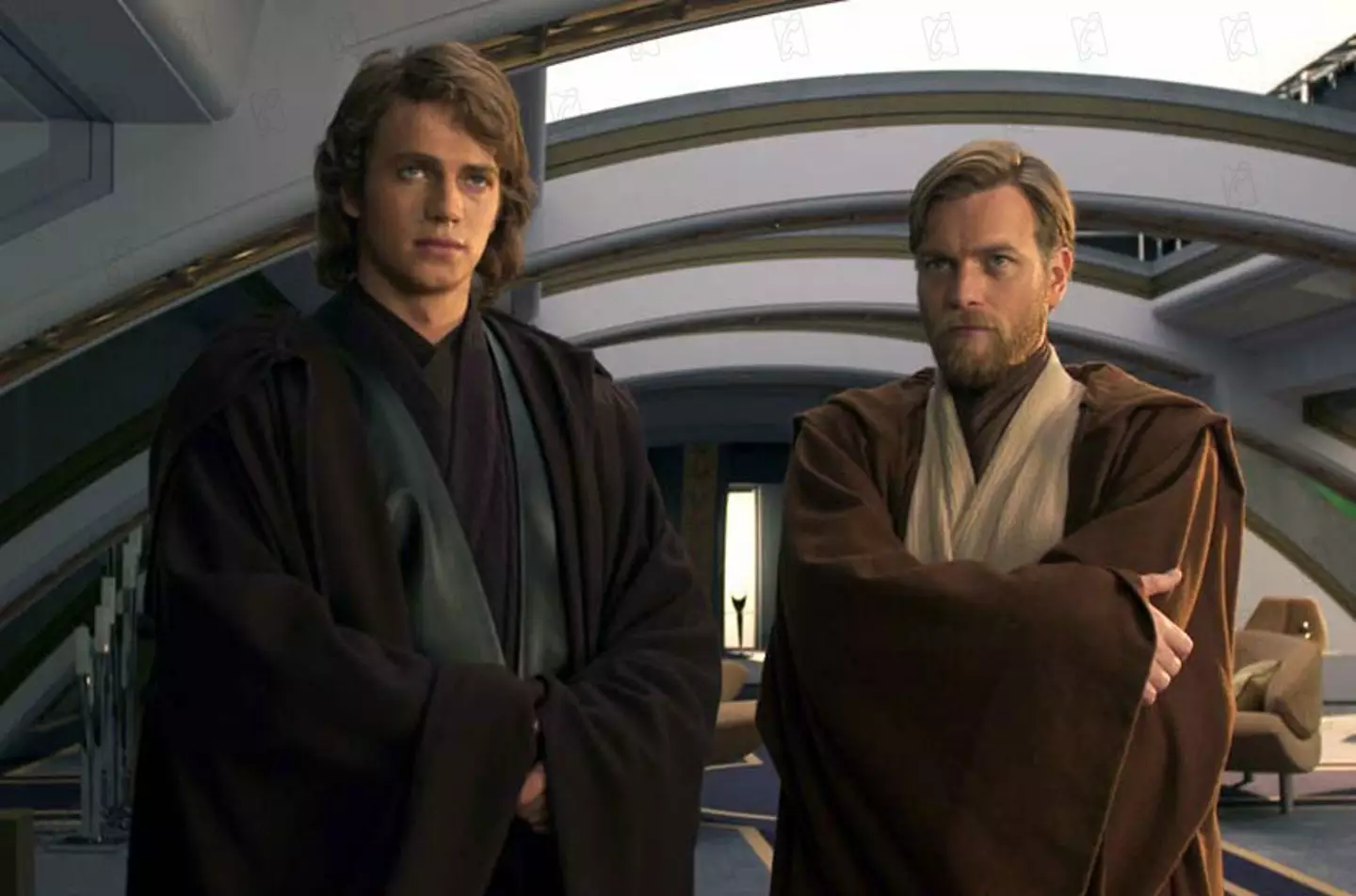 Ewan McGregor and Hayden Christensen in 2005's Revenge of the Sith.
