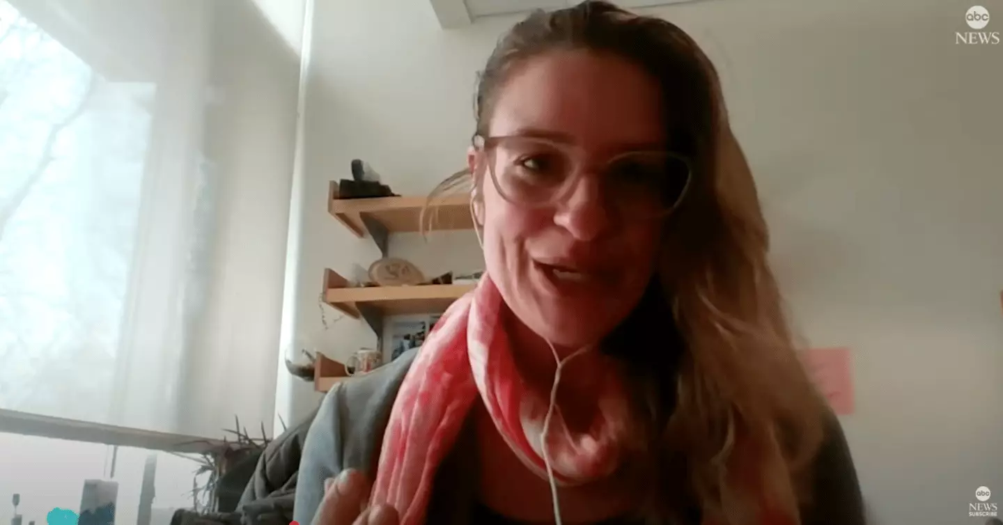 Carolin Nieder was shocked by the discovery (ABC News)