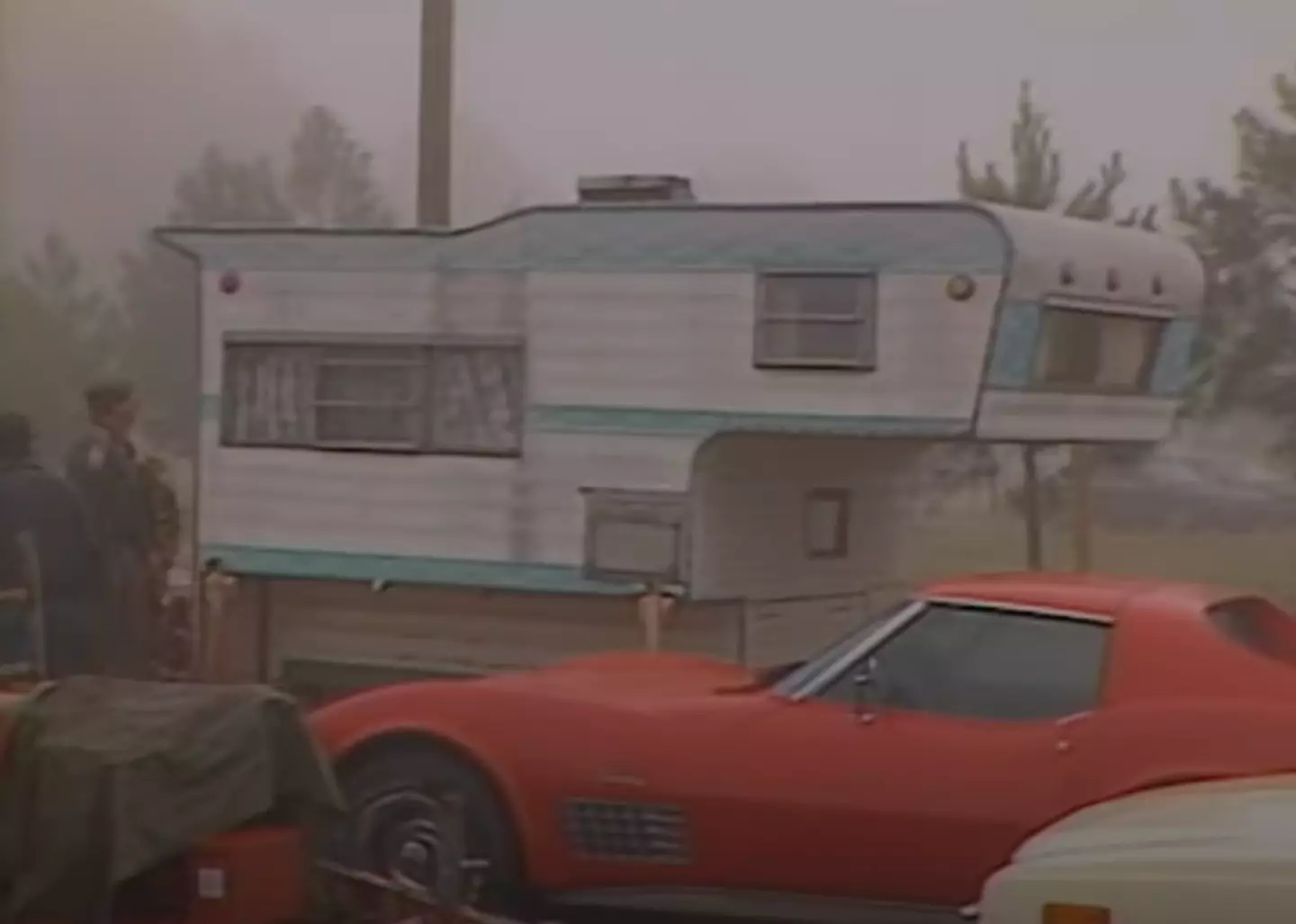 Justin's body was found inside the family's camper.