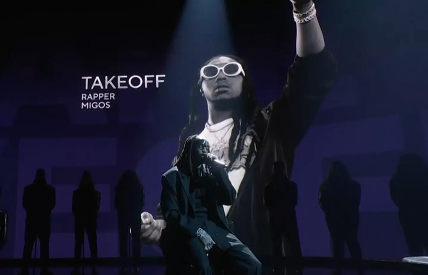 Quavo pays tribute to Takeoff.