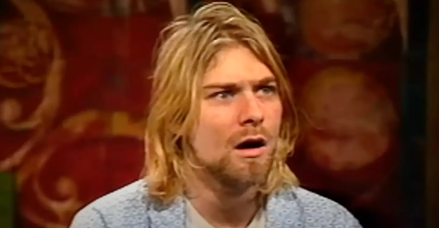 Cobain couldn't believe it.